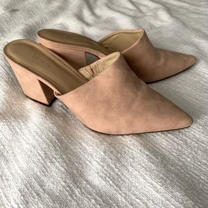 Pink Mules with block heal